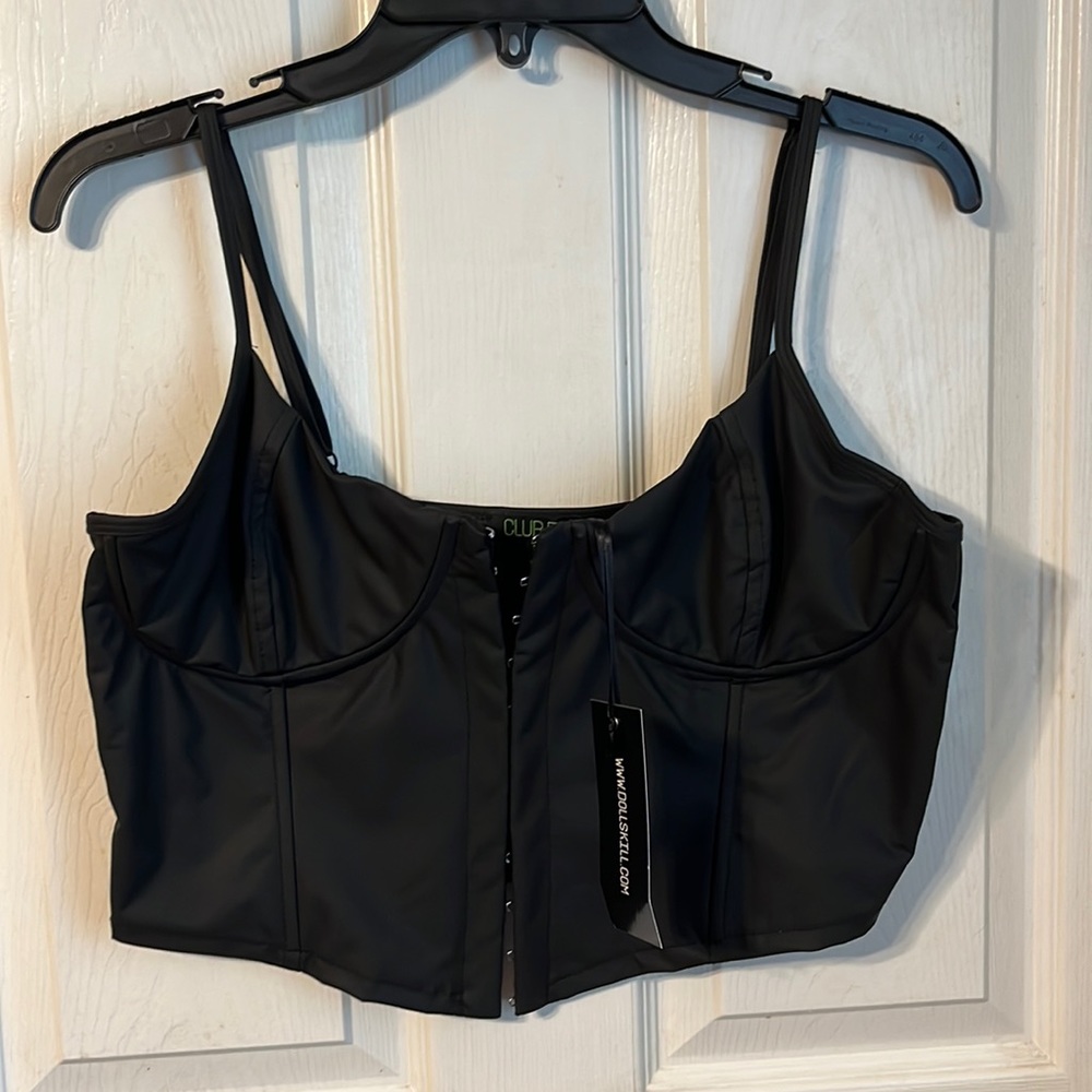 BRAND NEW CLUB EXX Corset Crop Top